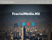 Tablet Screenshot of fractalmedia.mx